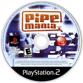 Cartridge artwork for Tube Mania on the Sony Playstation 2.