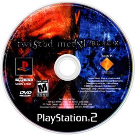 Cartridge artwork for Twisted Metal - Black Online on the Sony Playstation 2.
