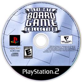 Cartridge artwork for Ultimate Board Game Collection on the Sony Playstation 2.
