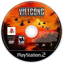 Cartridge artwork for Vietcong - Purple Haze on the Sony Playstation 2.