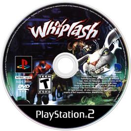 Cartridge artwork for Whiplash on the Sony Playstation 2.