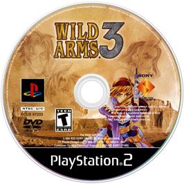 Cartridge artwork for Wild Arms 3 on the Sony Playstation 2.