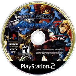 Cartridge artwork for Wild Arms Alter Code - F on the Sony Playstation 2.