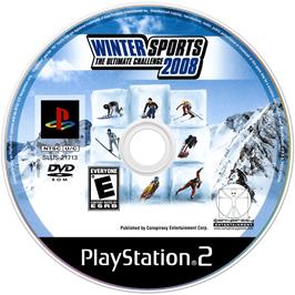 Cartridge artwork for Winter Sports 2008 - The Ultimate Challenge on the Sony Playstation 2.