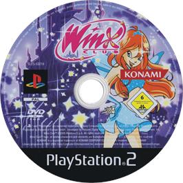 Cartridge artwork for Winx Club on the Sony Playstation 2.