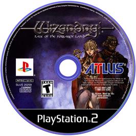 Cartridge artwork for Wizardry - Tale Of The Forsaken Land on the Sony Playstation 2.