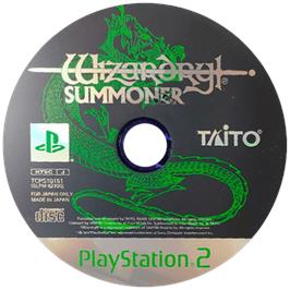 Cartridge artwork for Wizardry Summoner on the Sony Playstation 2.