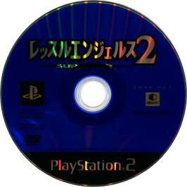 Cartridge artwork for Wrestle Angels Survivor 2 on the Sony Playstation 2.