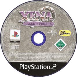 Cartridge artwork for Xena - Warrior Princess on the Sony Playstation 2.
