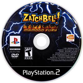 Cartridge artwork for Zatchbell! - Mamodo Fury on the Sony Playstation 2.