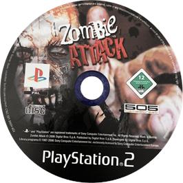 Cartridge artwork for Zombie Attack on the Sony Playstation 2.