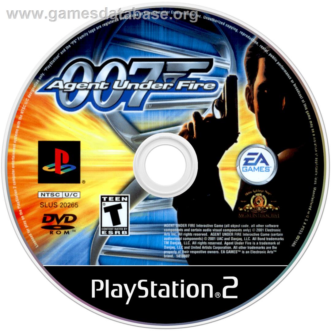 007 - Agent Under Fire - Sony Playstation 2 - Artwork - Cartridge