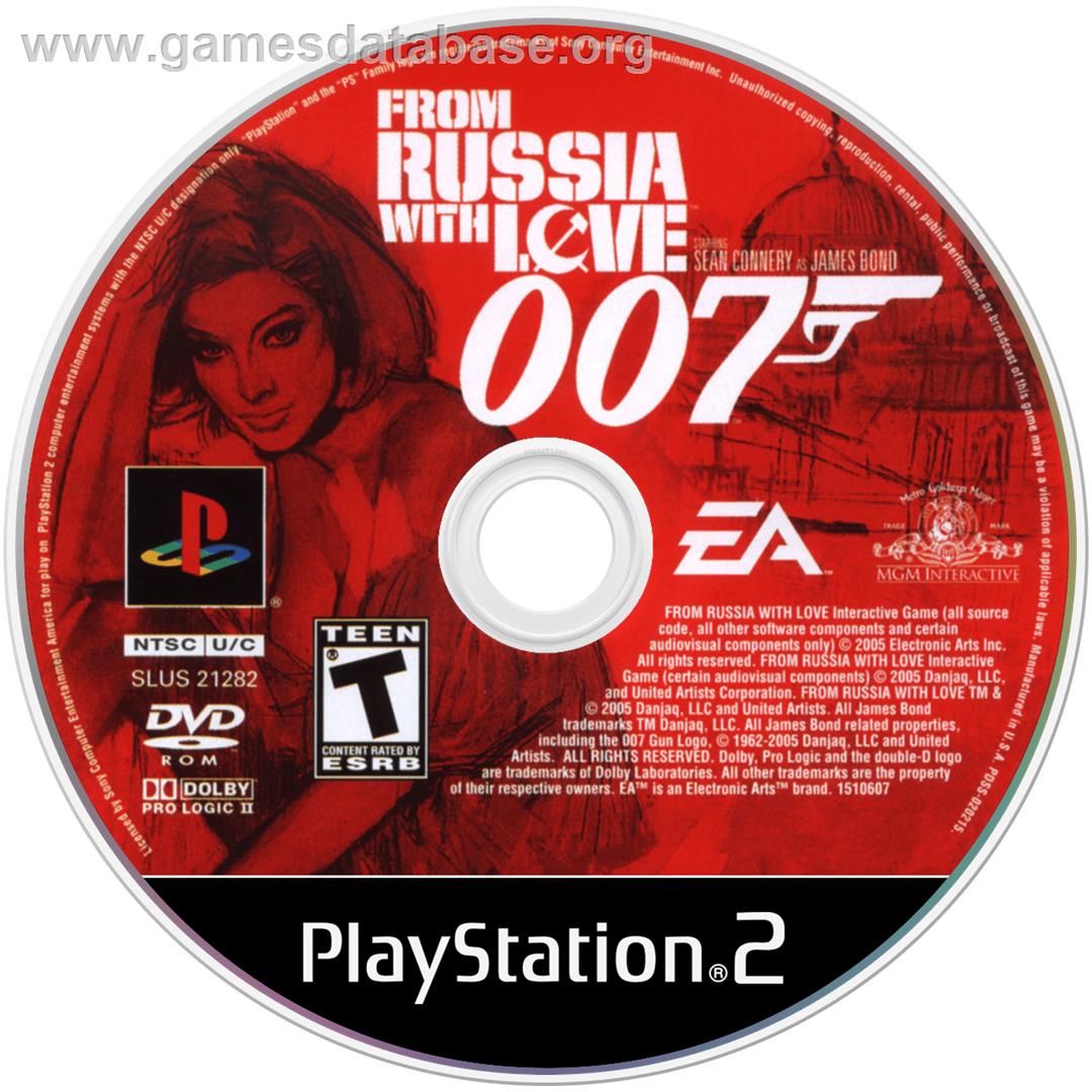 007 - From Russia With Love - Sony Playstation 2 - Artwork - Cartridge