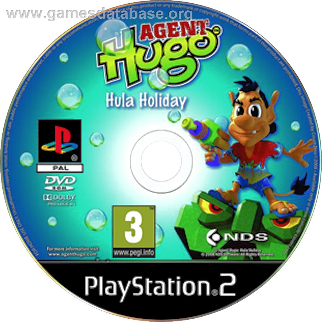 Agent Hugo - Hula Holiday - Sony Playstation 2 - Artwork - Cartridge
