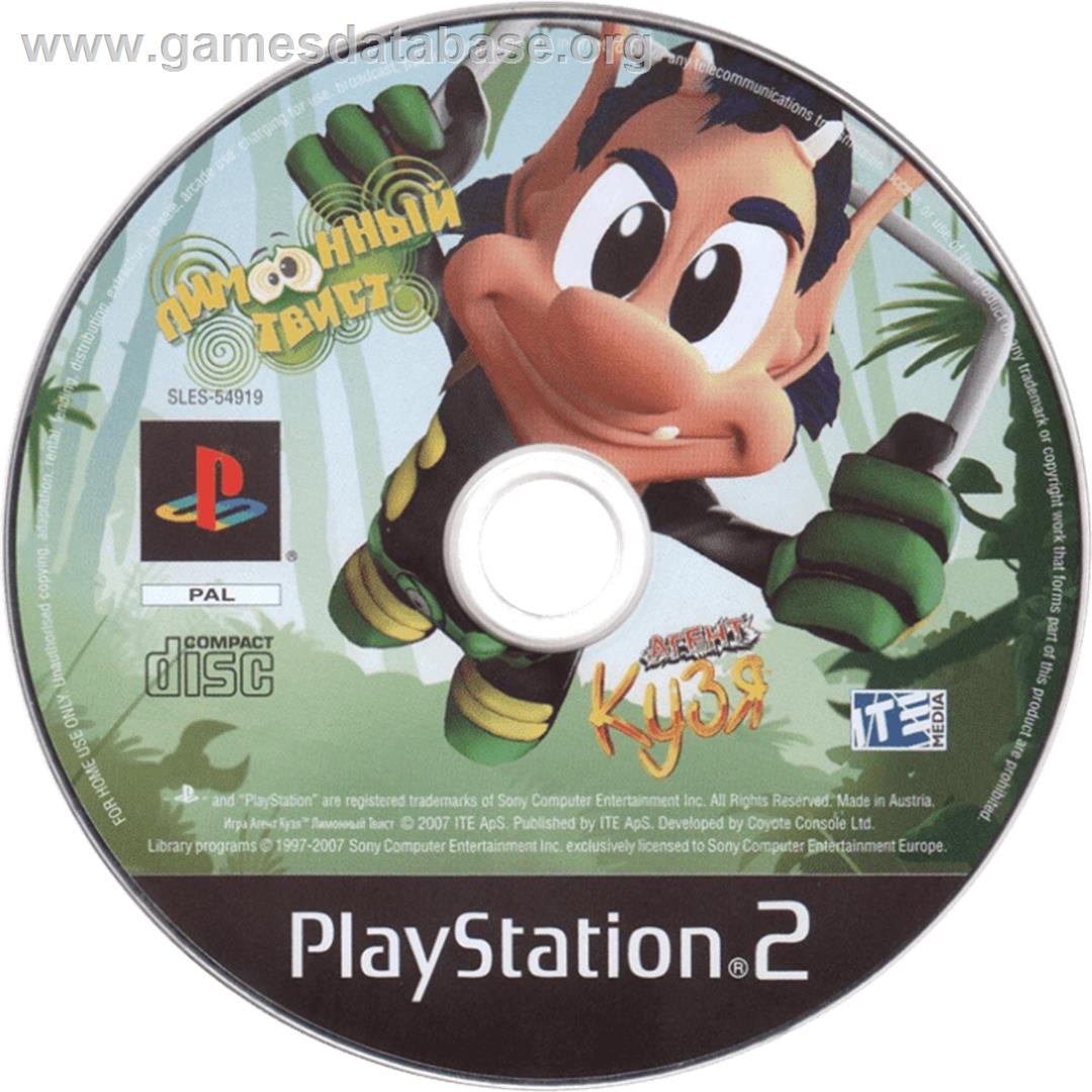 Agent Hugo - Lemoon Twist - Sony Playstation 2 - Artwork - Cartridge