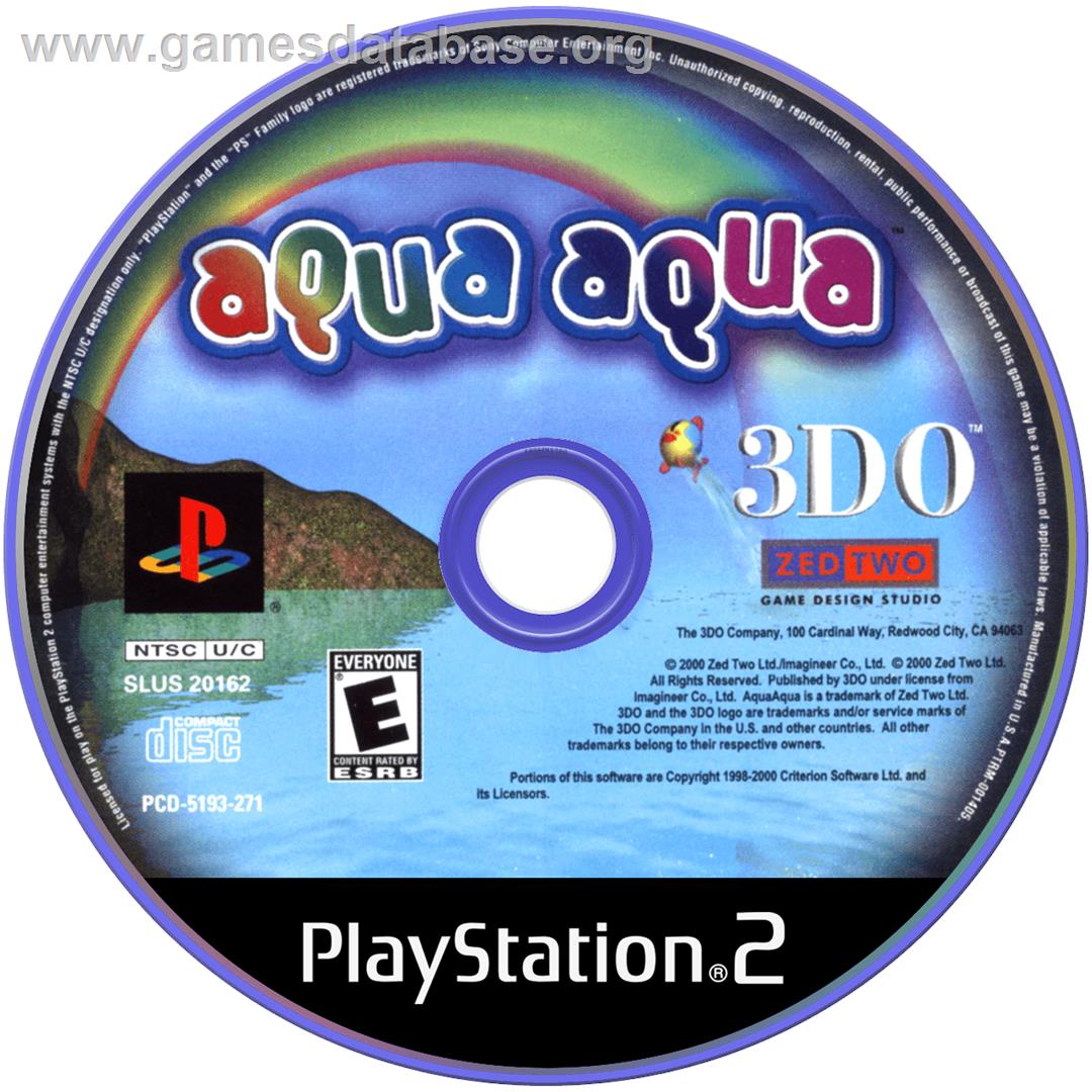 Aqua Aqua - Wetrix 2 - Sony Playstation 2 - Artwork - Cartridge