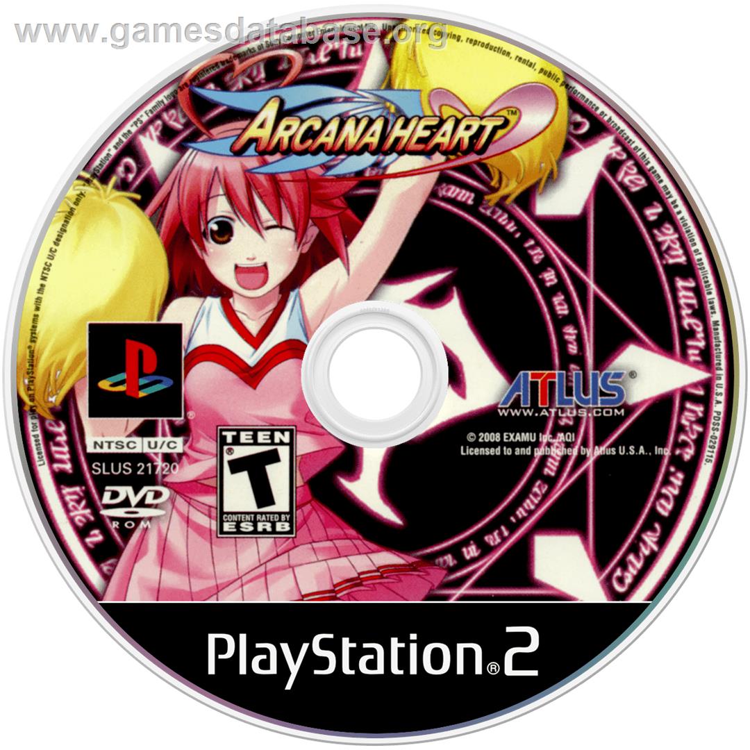 Arcana Heart - Sony Playstation 2 - Artwork - Cartridge