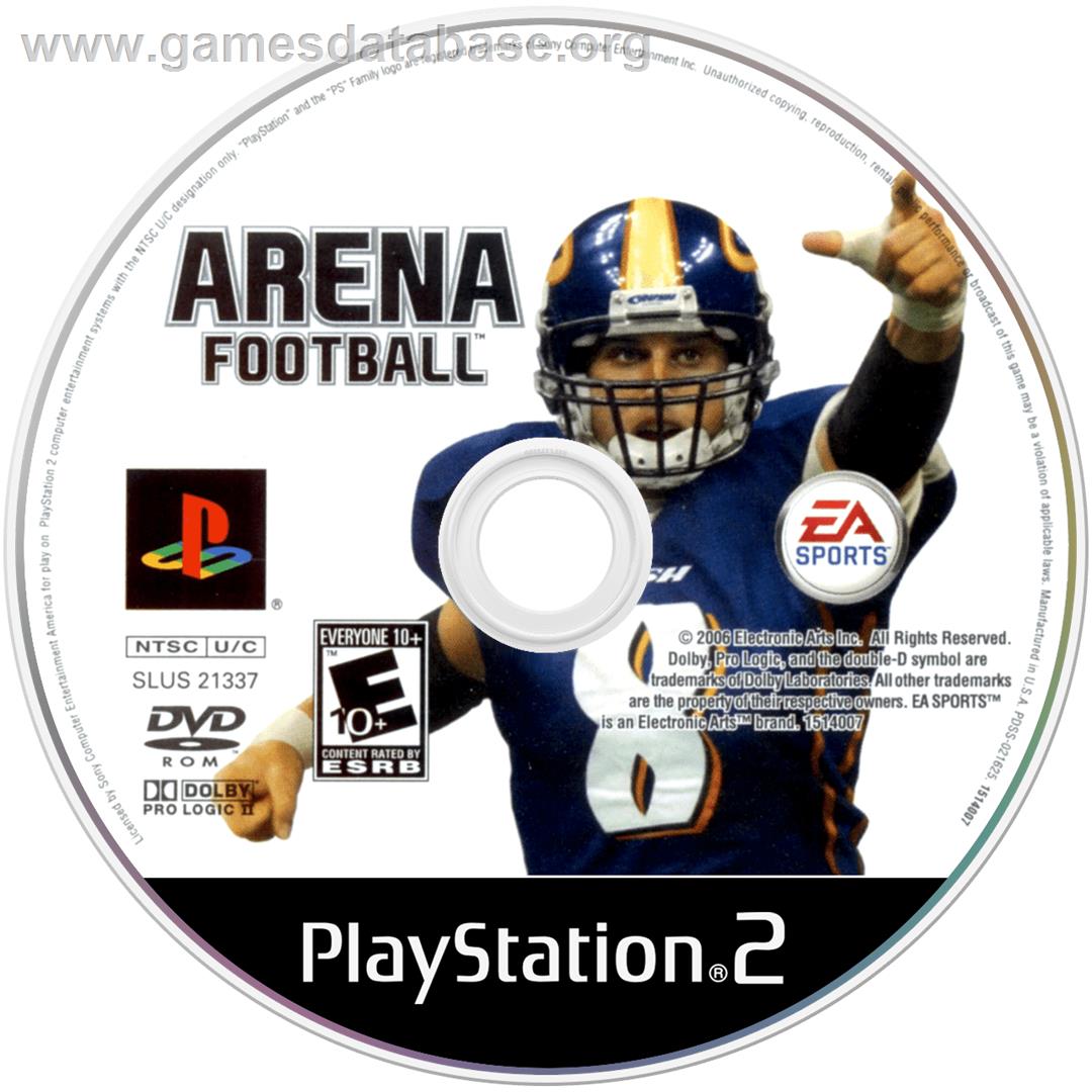 Arena Football - Sony Playstation 2 - Artwork - Cartridge
