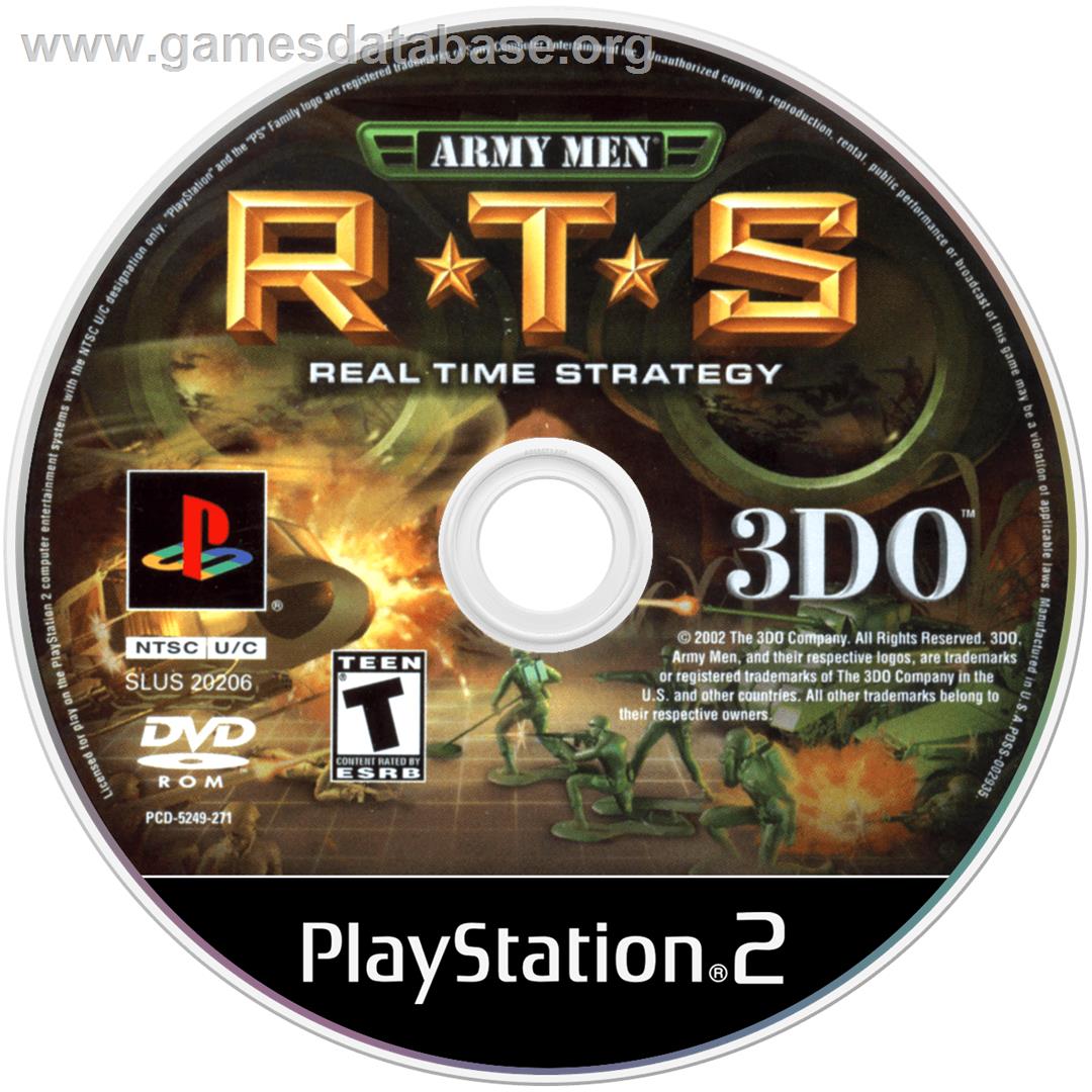 Army Men - RTS - Sony Playstation 2 - Artwork - Cartridge
