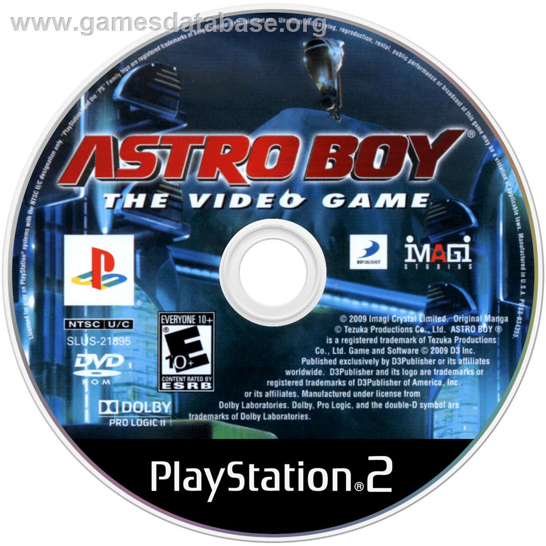 Astro Boy - The Video Game - Sony Playstation 2 - Artwork - Cartridge