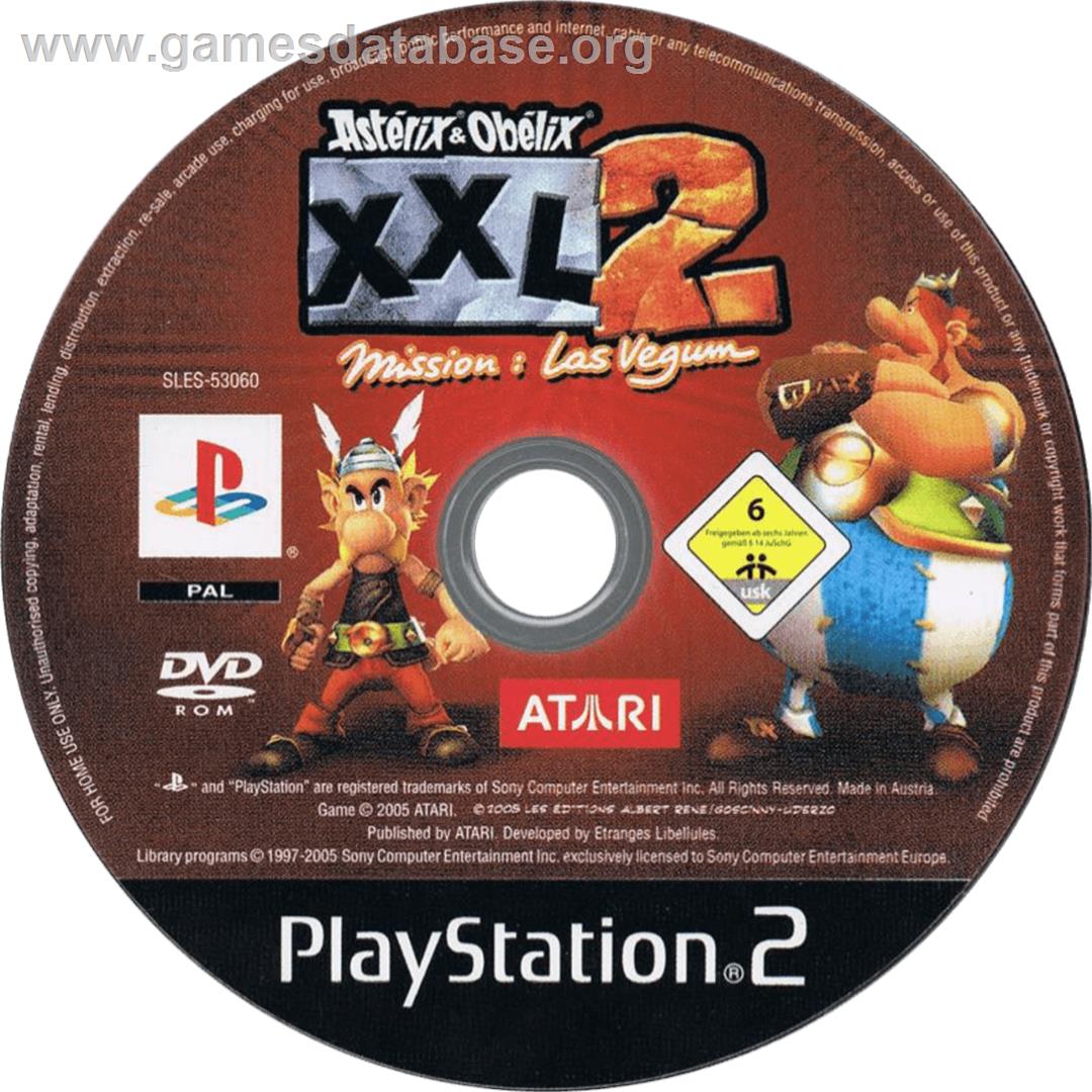 Astérix And Obélix Xxl 2 - Mission Las Vegum - Sony Playstation 2 - Artwork - Cartridge