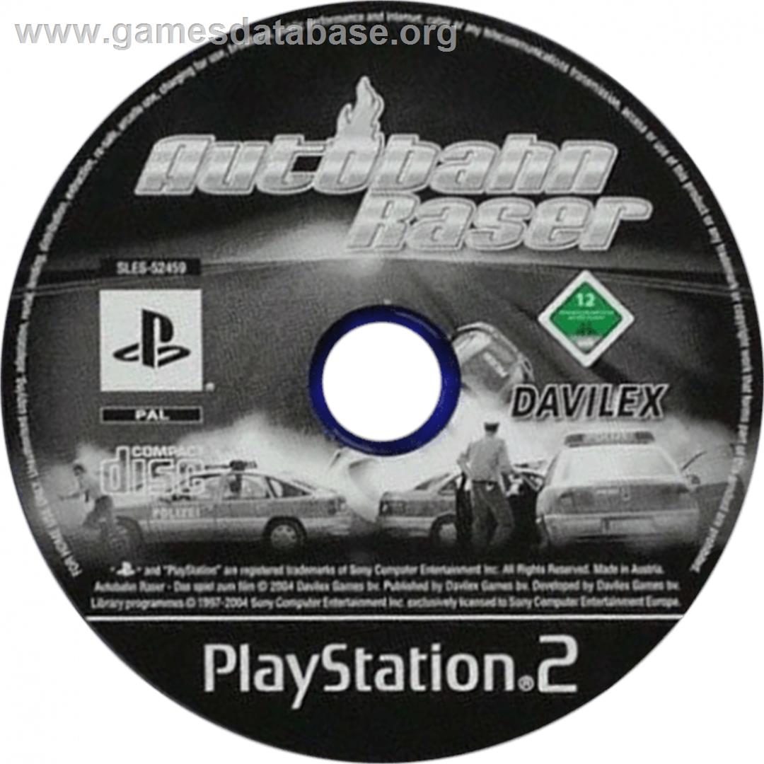 Autobahn Raser - Das Spiel Zum Film - Sony Playstation 2 - Artwork - Cartridge