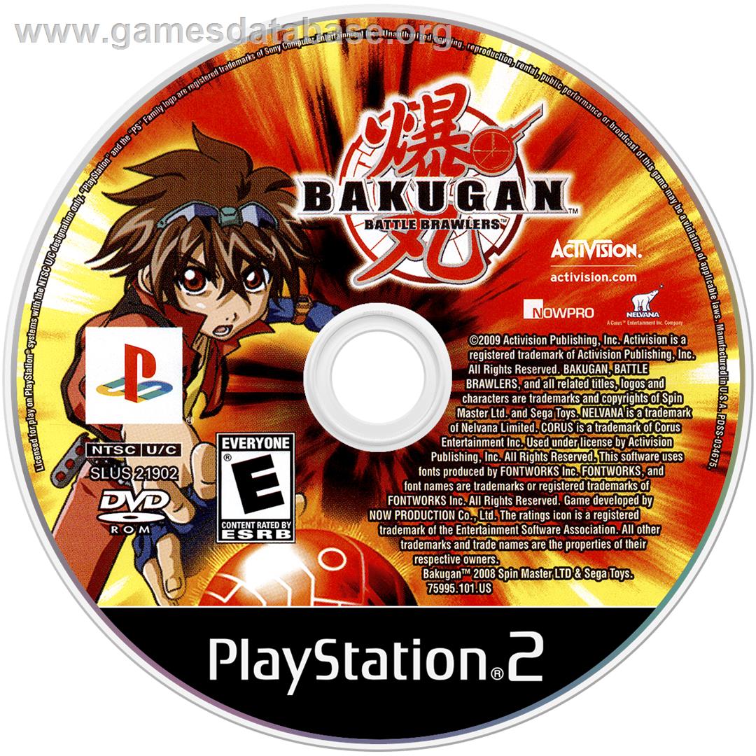 Bakugan Battle Brawlers - Sony Playstation 2 - Artwork - Cartridge