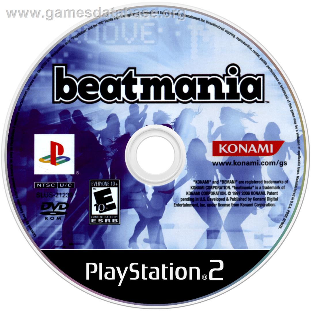 Beat Mania - Sony Playstation 2 - Artwork - Cartridge