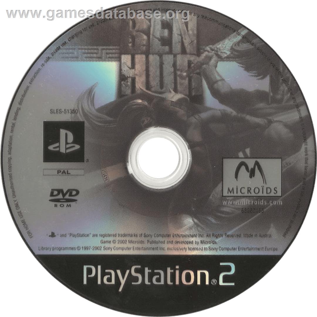 Ben Hur - Blood Of Braves - Sony Playstation 2 - Artwork - Cartridge