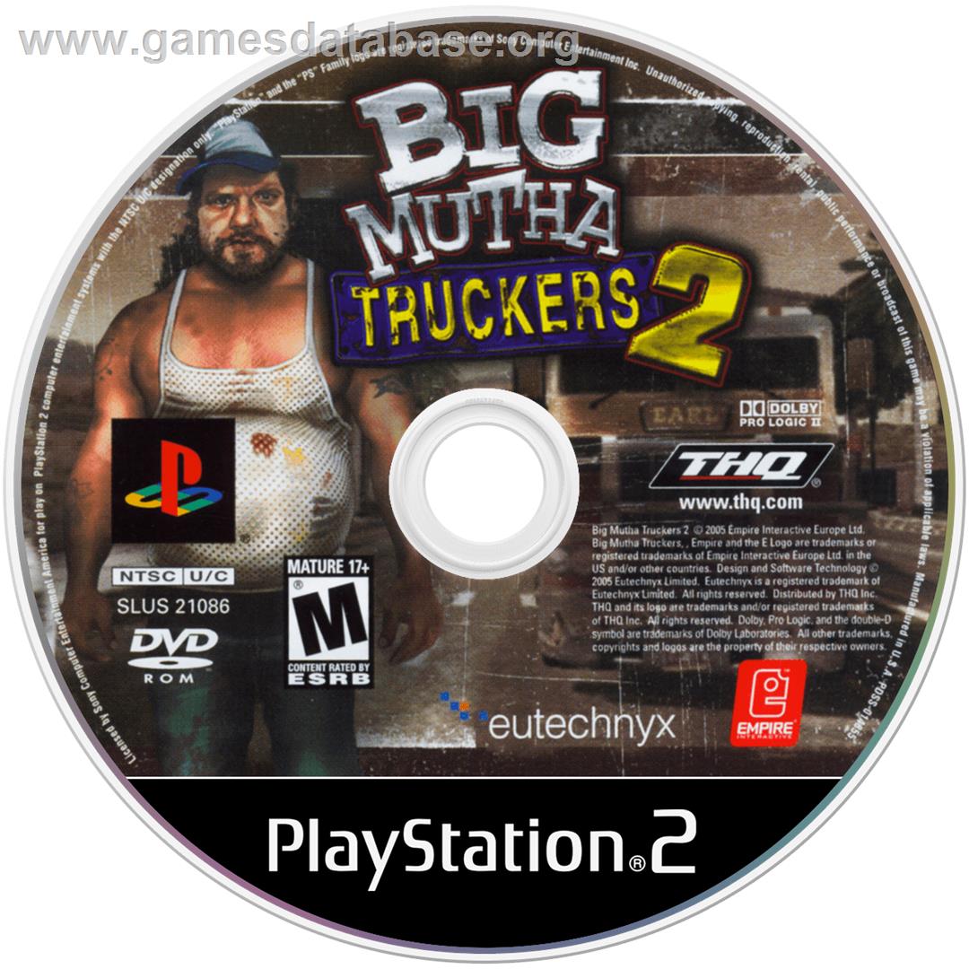 Big Mutha Truckers 2 - Truck Me Harder - Sony Playstation 2 - Artwork - Cartridge