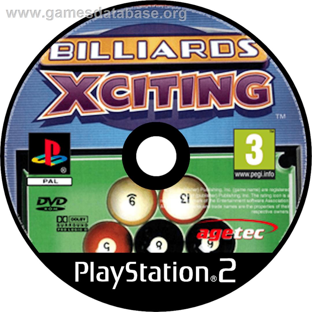 Billiards Xciting - Sony Playstation 2 - Artwork - Cartridge