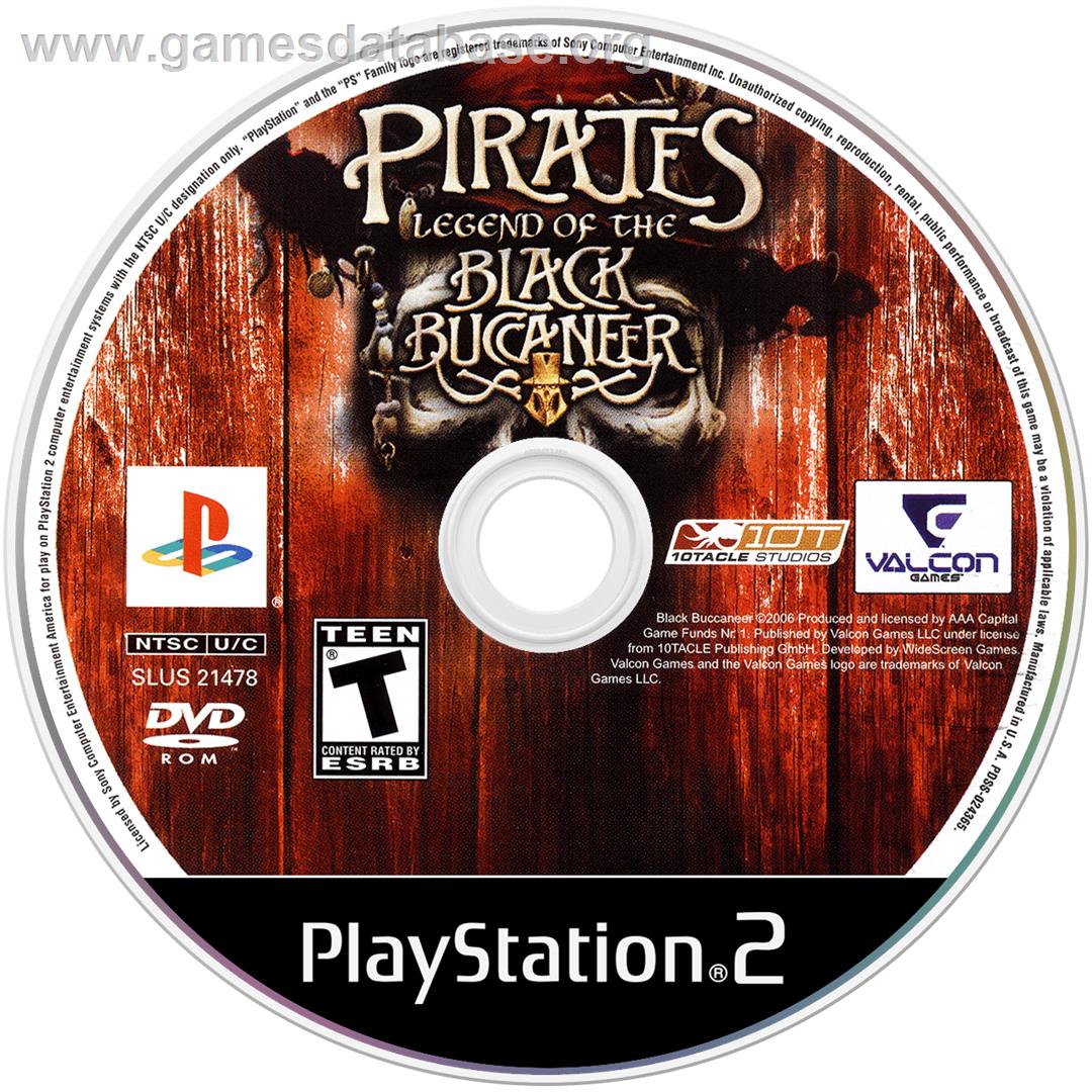 Black Buccaneer - Sony Playstation 2 - Artwork - Cartridge