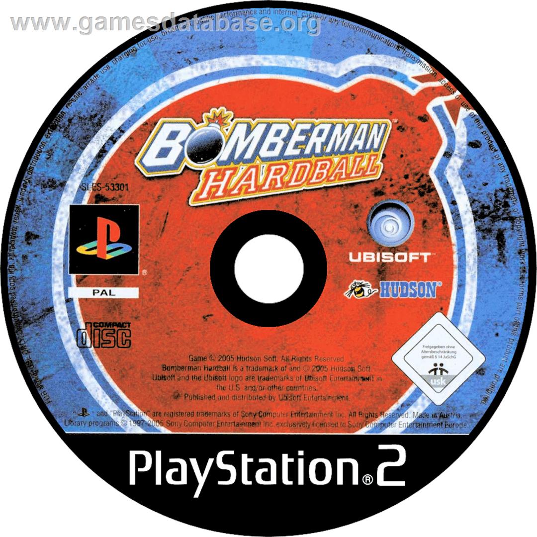 Bomberman Hardball - Sony Playstation 2 - Artwork - Cartridge