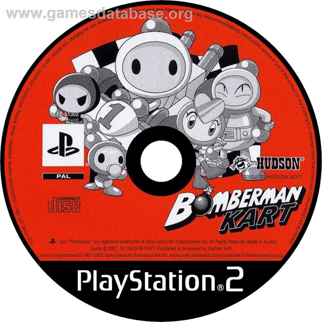Bomberman Kart - Sony Playstation 2 - Artwork - Cartridge