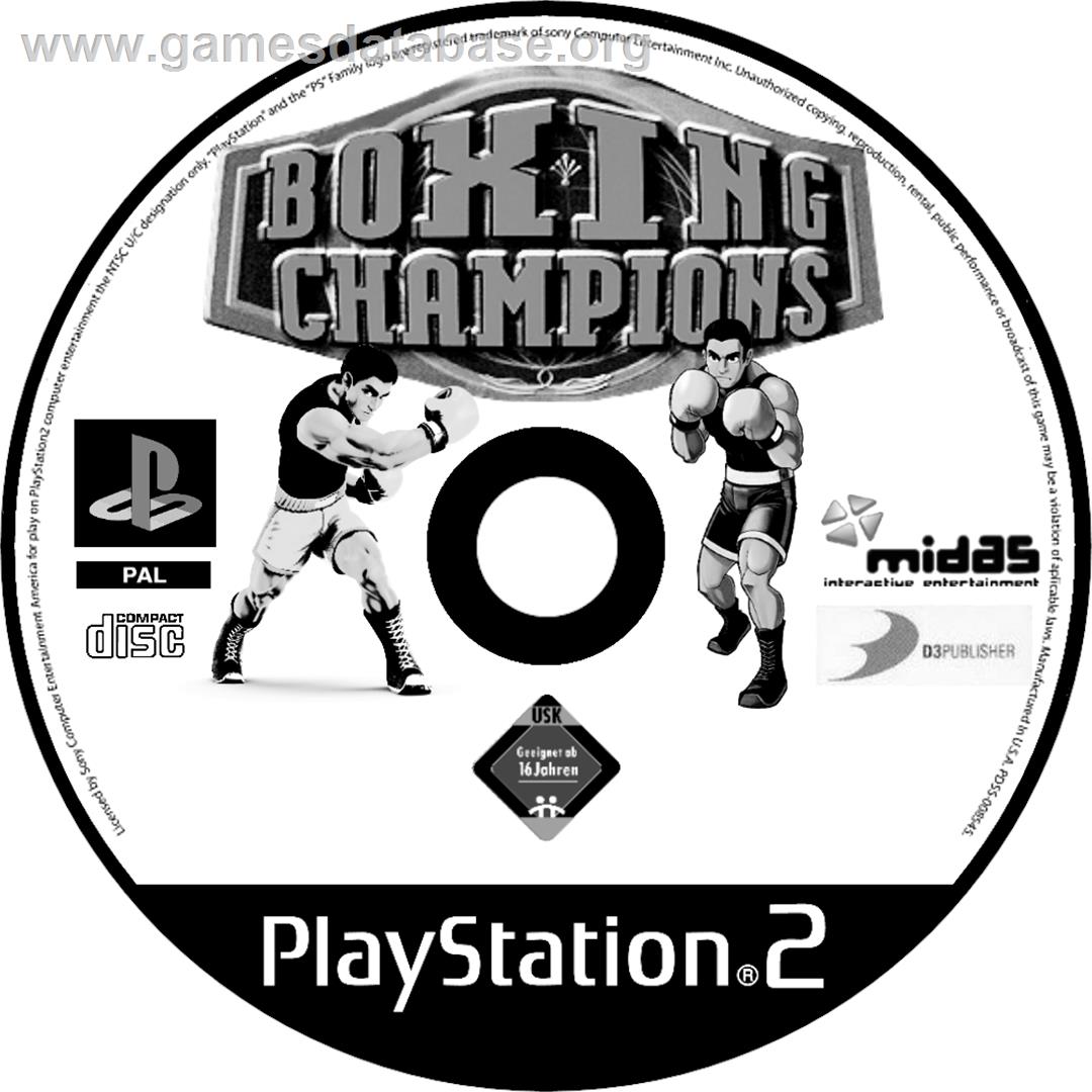Boxing Champions - Sony Playstation 2 - Artwork - Cartridge