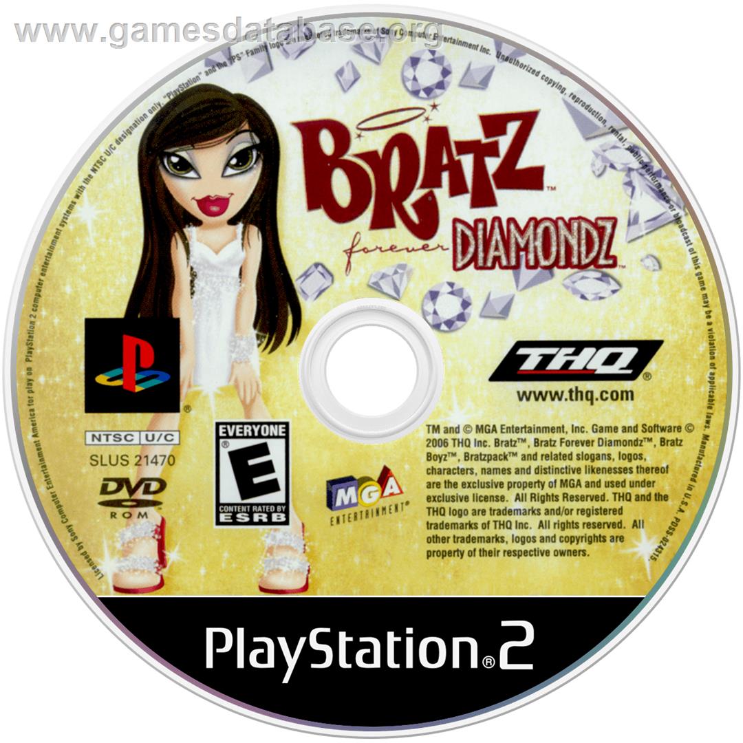 Bratz - Forever Diamondz - Sony Playstation 2 - Artwork - Cartridge