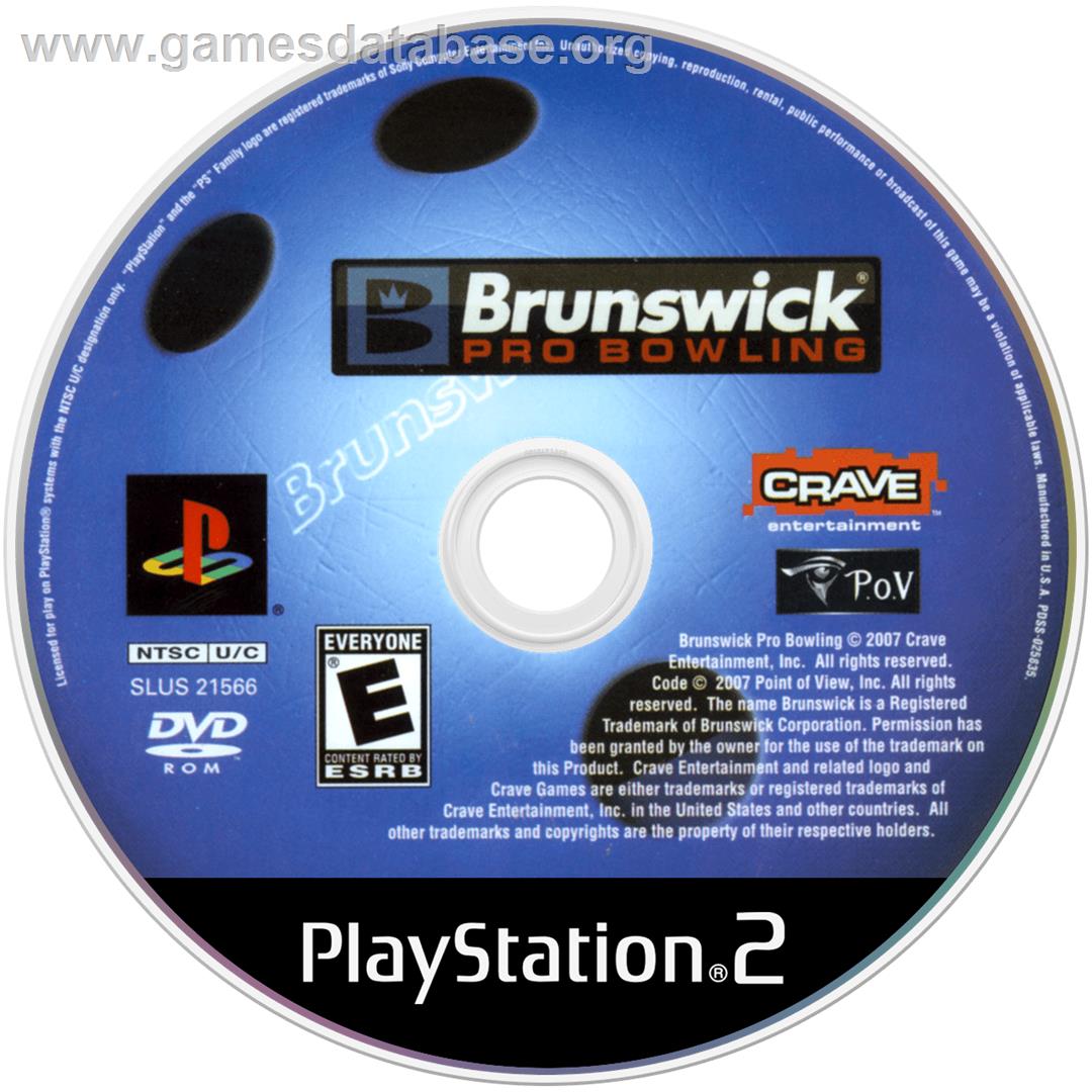 Brunswick Pro Bowling - Sony Playstation 2 - Artwork - Cartridge