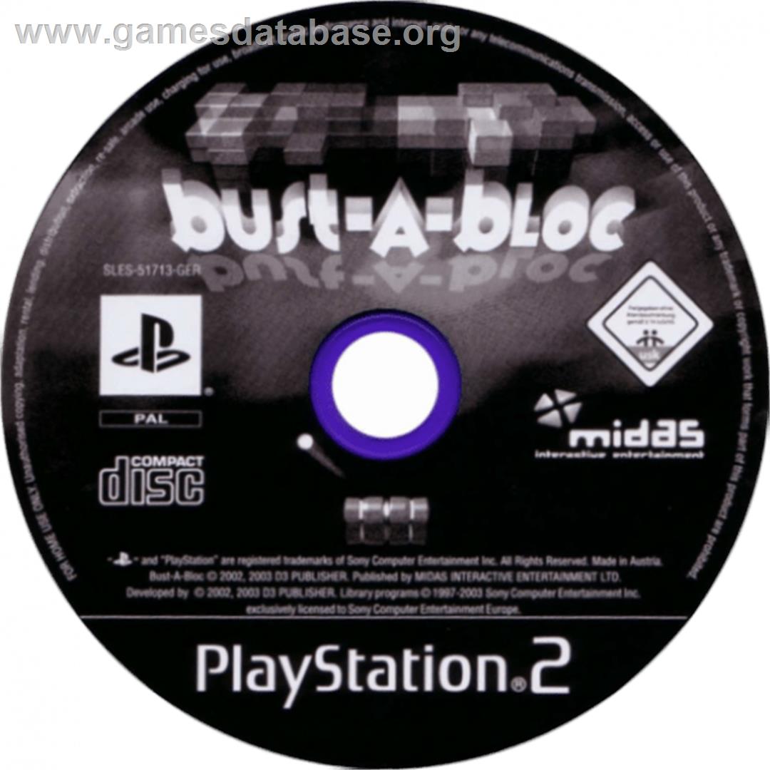 Bust-a-bloc - Sony Playstation 2 - Artwork - Cartridge