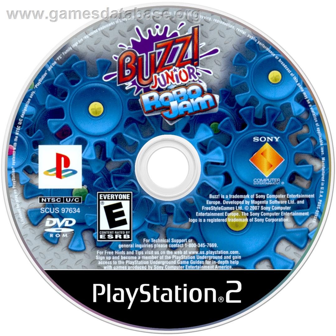 Buzz! Junior - Robojam - Sony Playstation 2 - Artwork - Cartridge