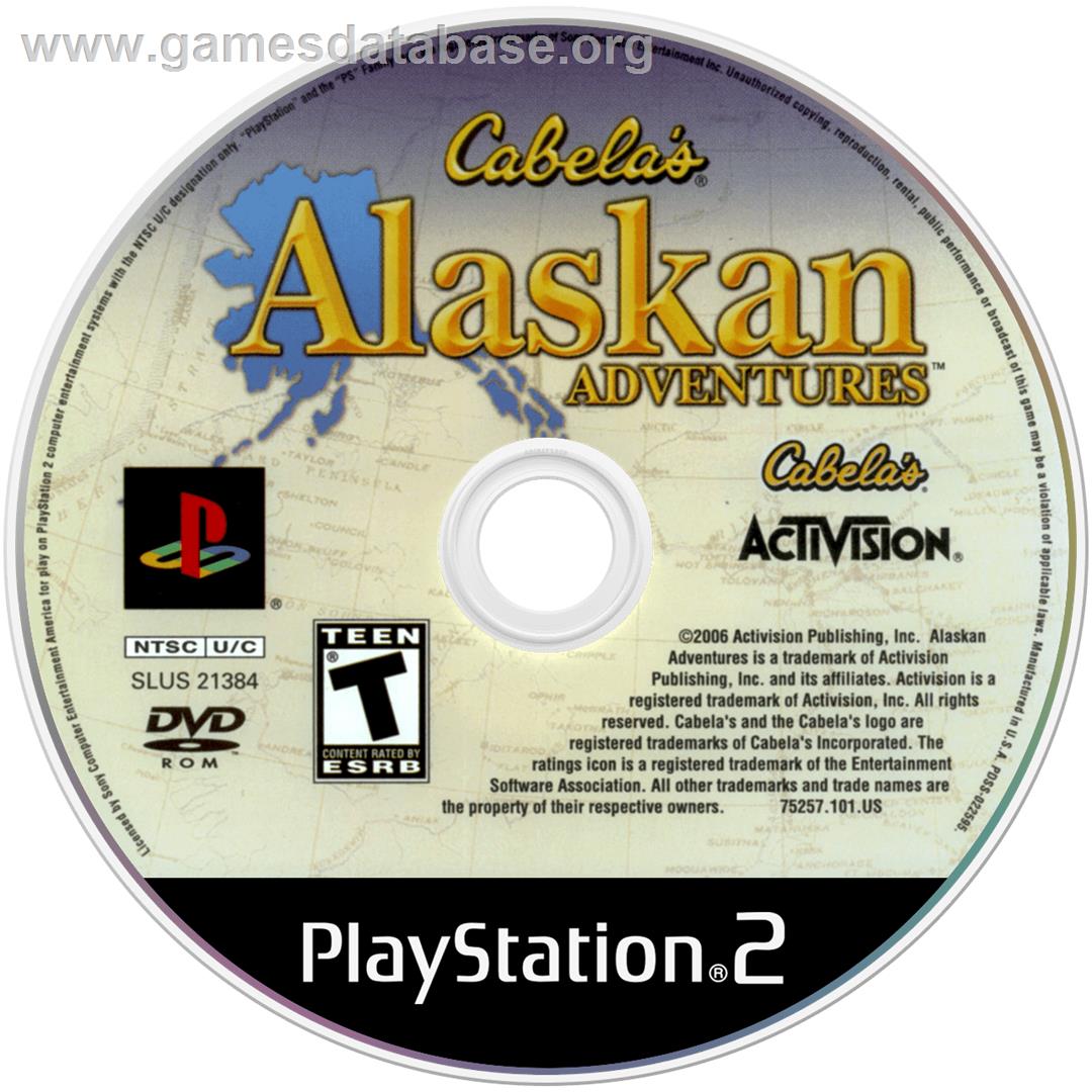 Cabela's Alaskan Adventures - Sony Playstation 2 - Artwork - Cartridge