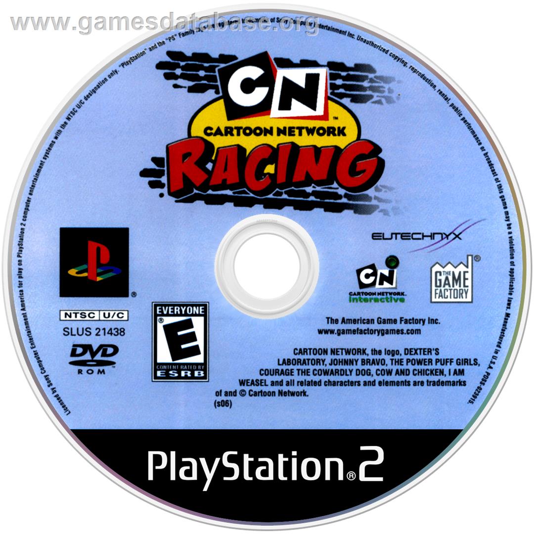 Cartoon Network Racing - Sony Playstation 2 - Artwork - Cartridge