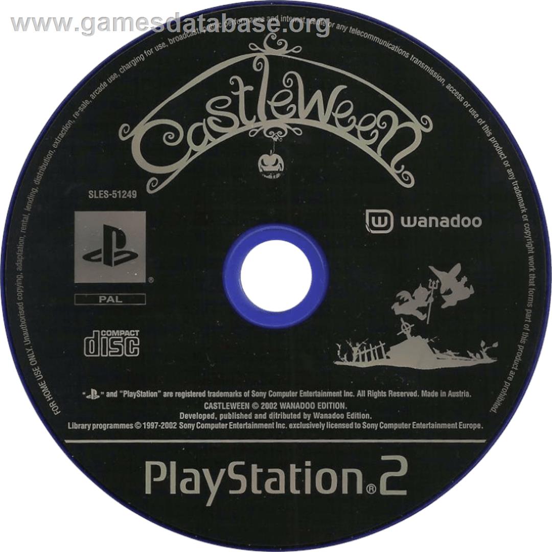 Castleween - Sony Playstation 2 - Artwork - Cartridge