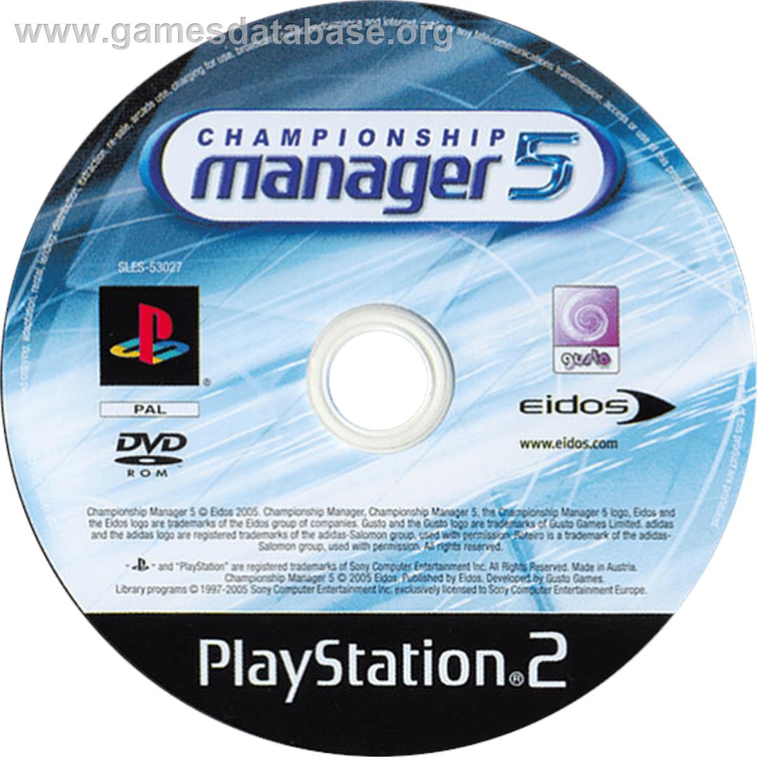 Championship Manager 5 - Sony Playstation 2 - Artwork - Cartridge