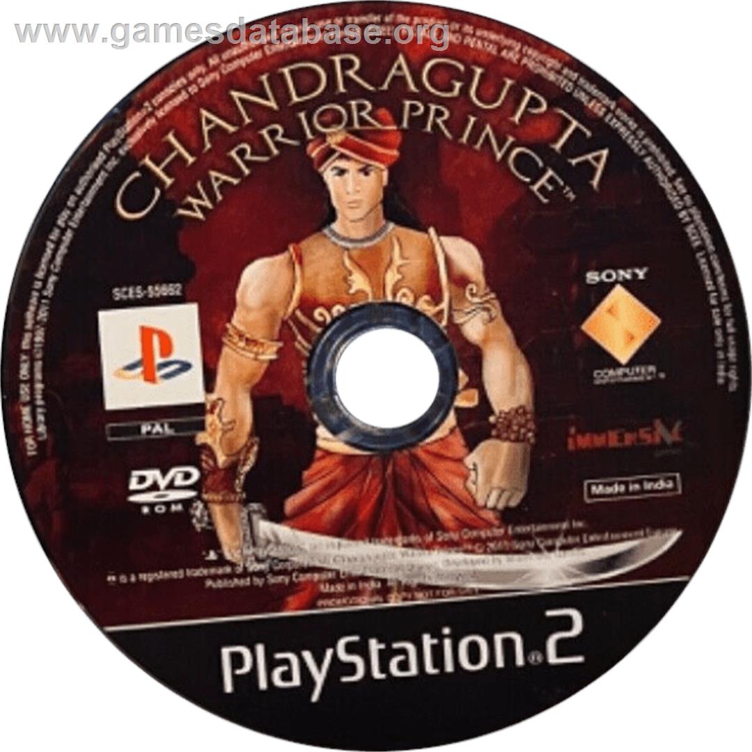 Chandragupta - Warrior Prince - Sony Playstation 2 - Artwork - Cartridge