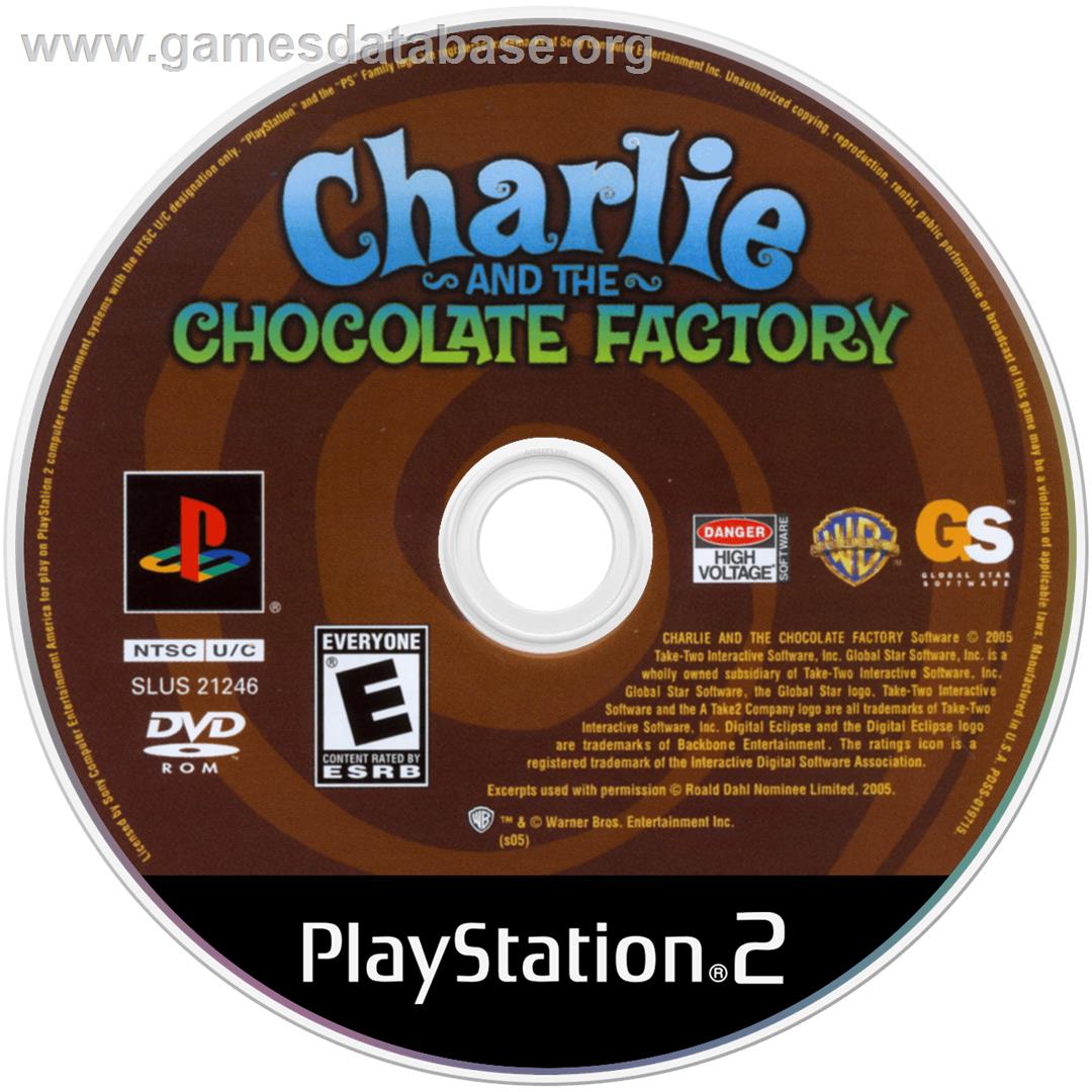 Charlie Et La Chocolaterie - Sony Playstation 2 - Artwork - Cartridge