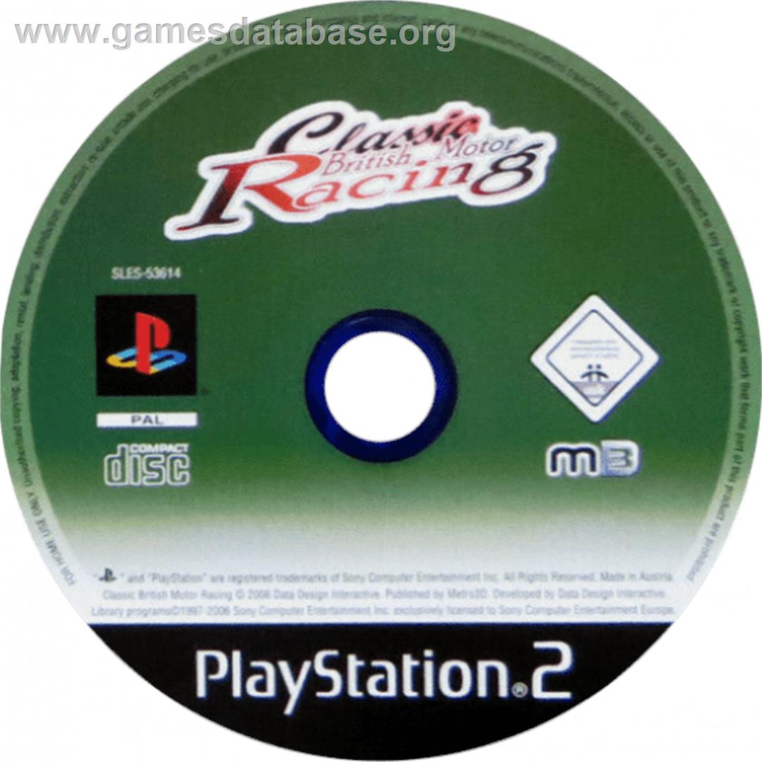 Classic British Motor Racing - Sony Playstation 2 - Artwork - Cartridge