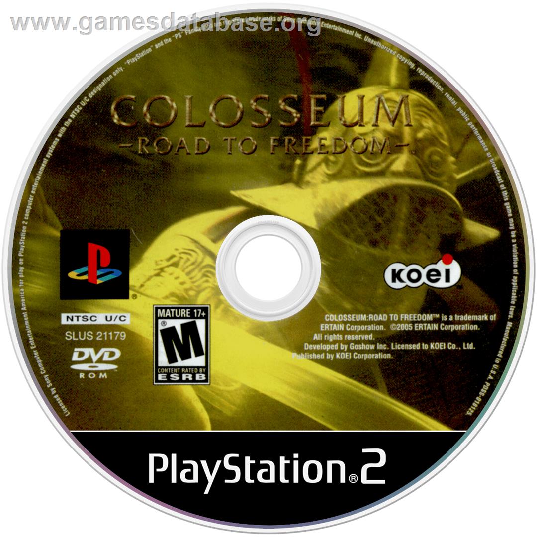 Colosseum - Road To Freedom - Sony Playstation 2 - Artwork - Cartridge