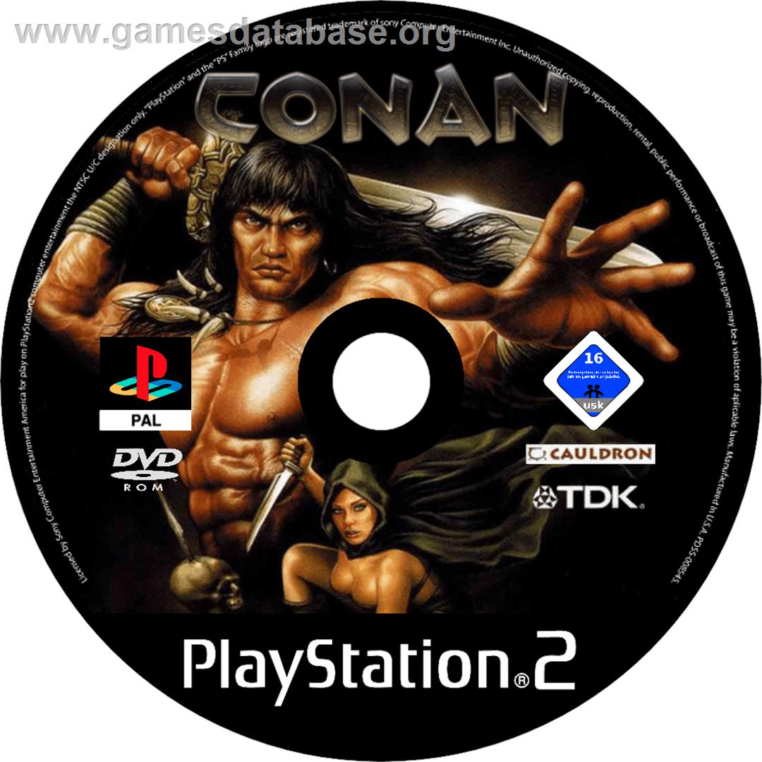 Conan - Sony Playstation 2 - Artwork - Cartridge