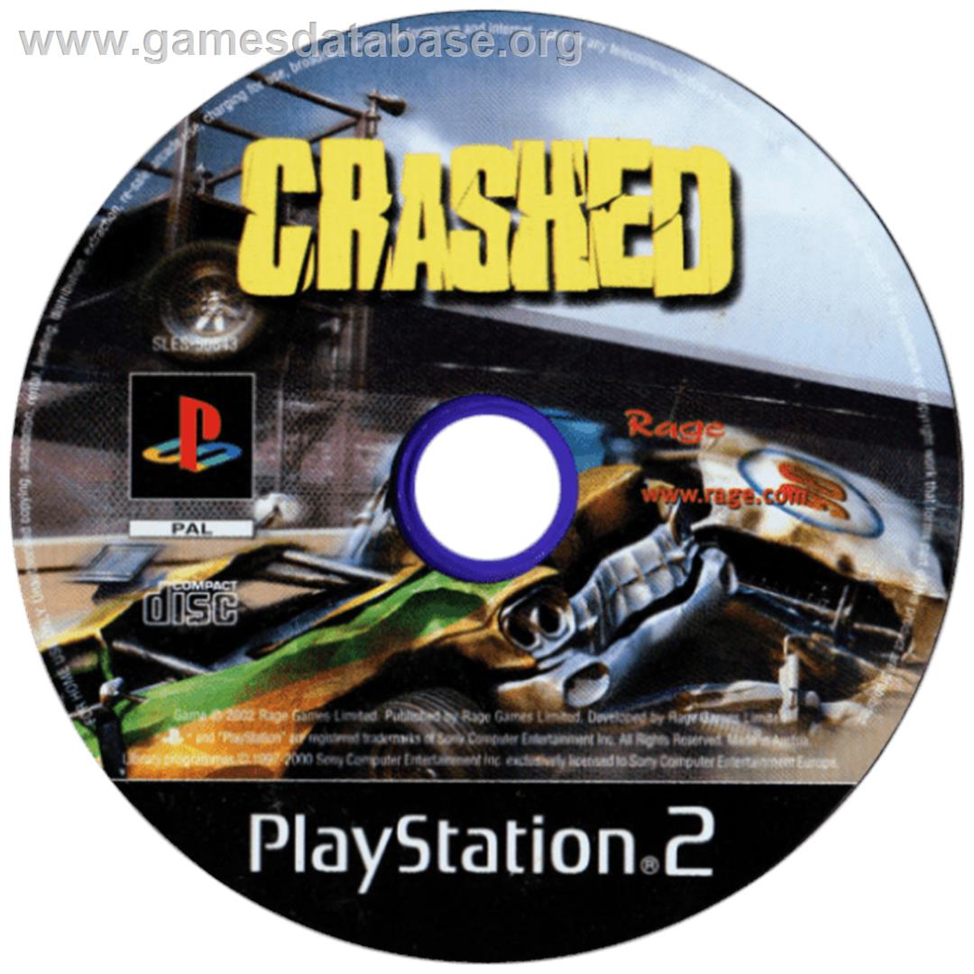 Crashed - Sony Playstation 2 - Artwork - Cartridge