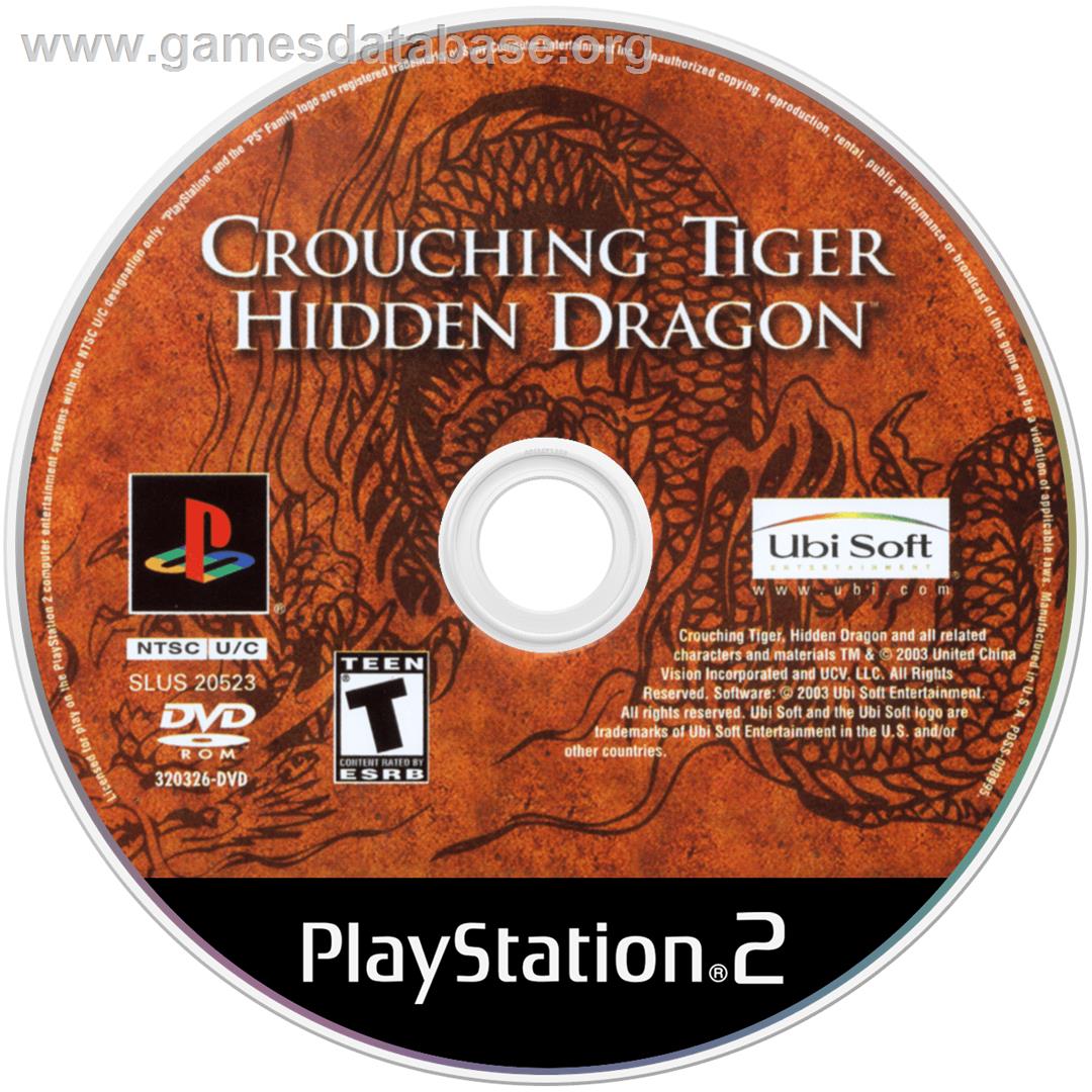 Crouching Tiger, Hidden Dragon - Sony Playstation 2 - Artwork - Cartridge
